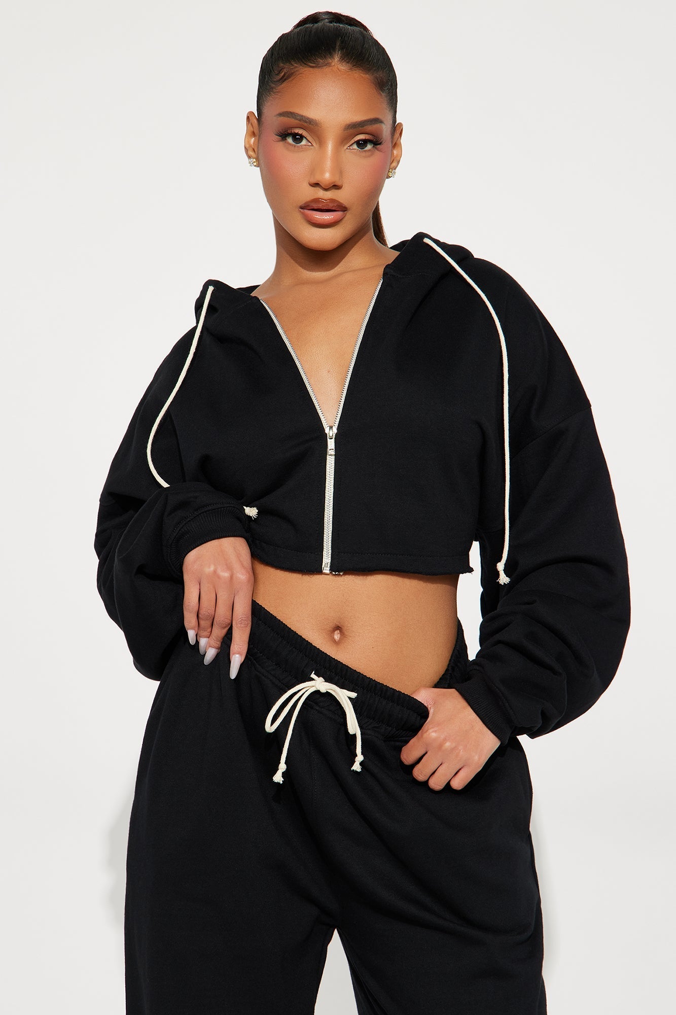 Way Black Sweat Set