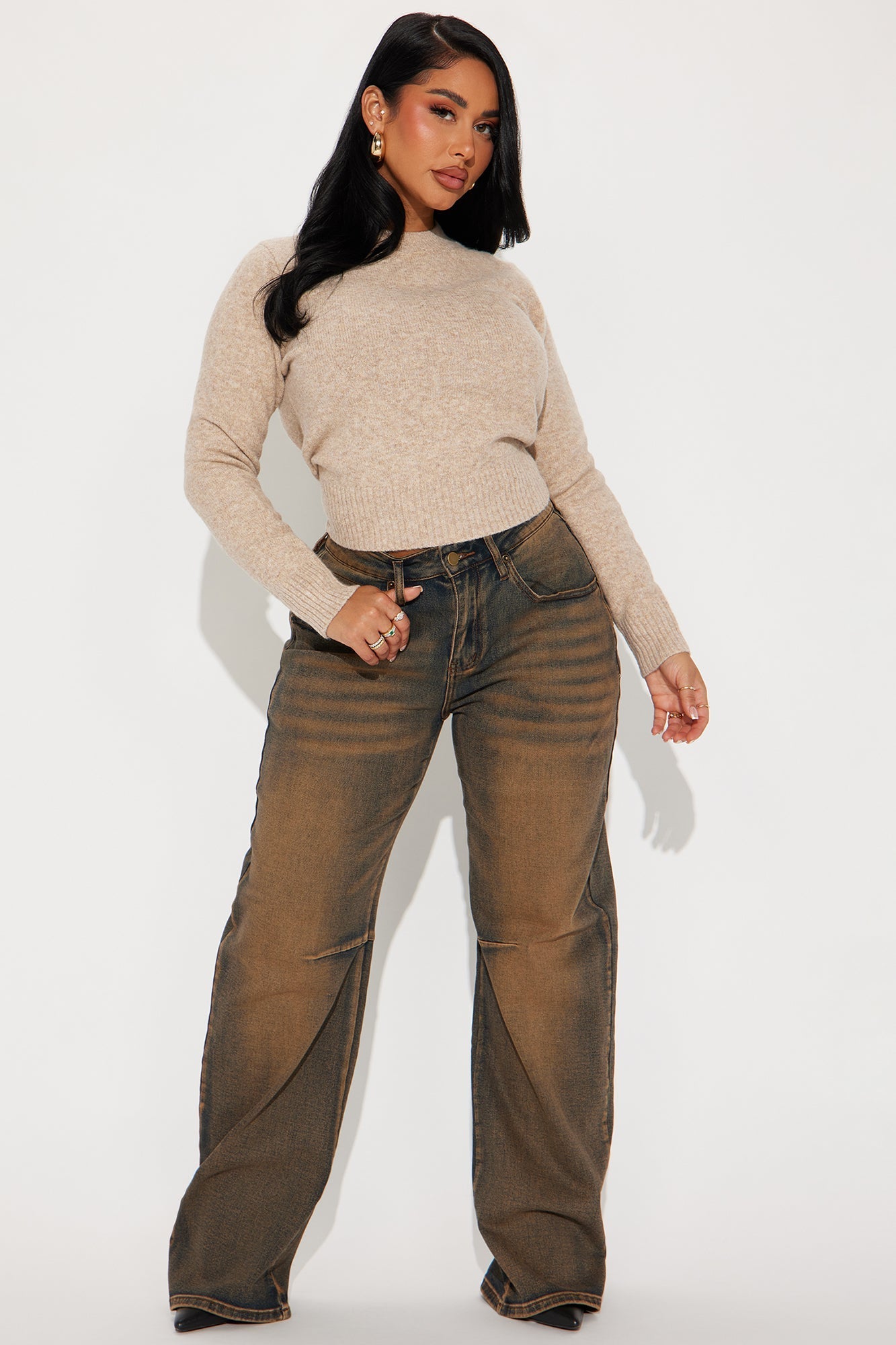 River Taupe Sweater