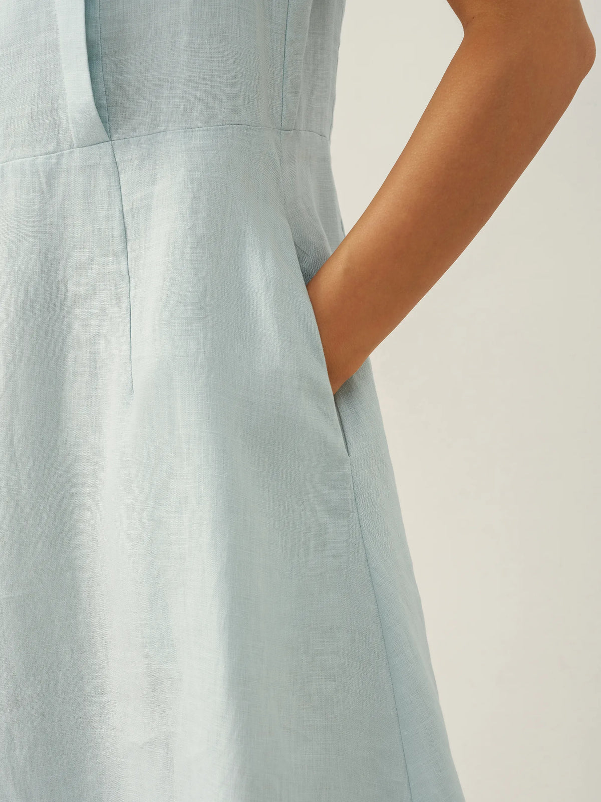 Elodie Linen Midi Dress