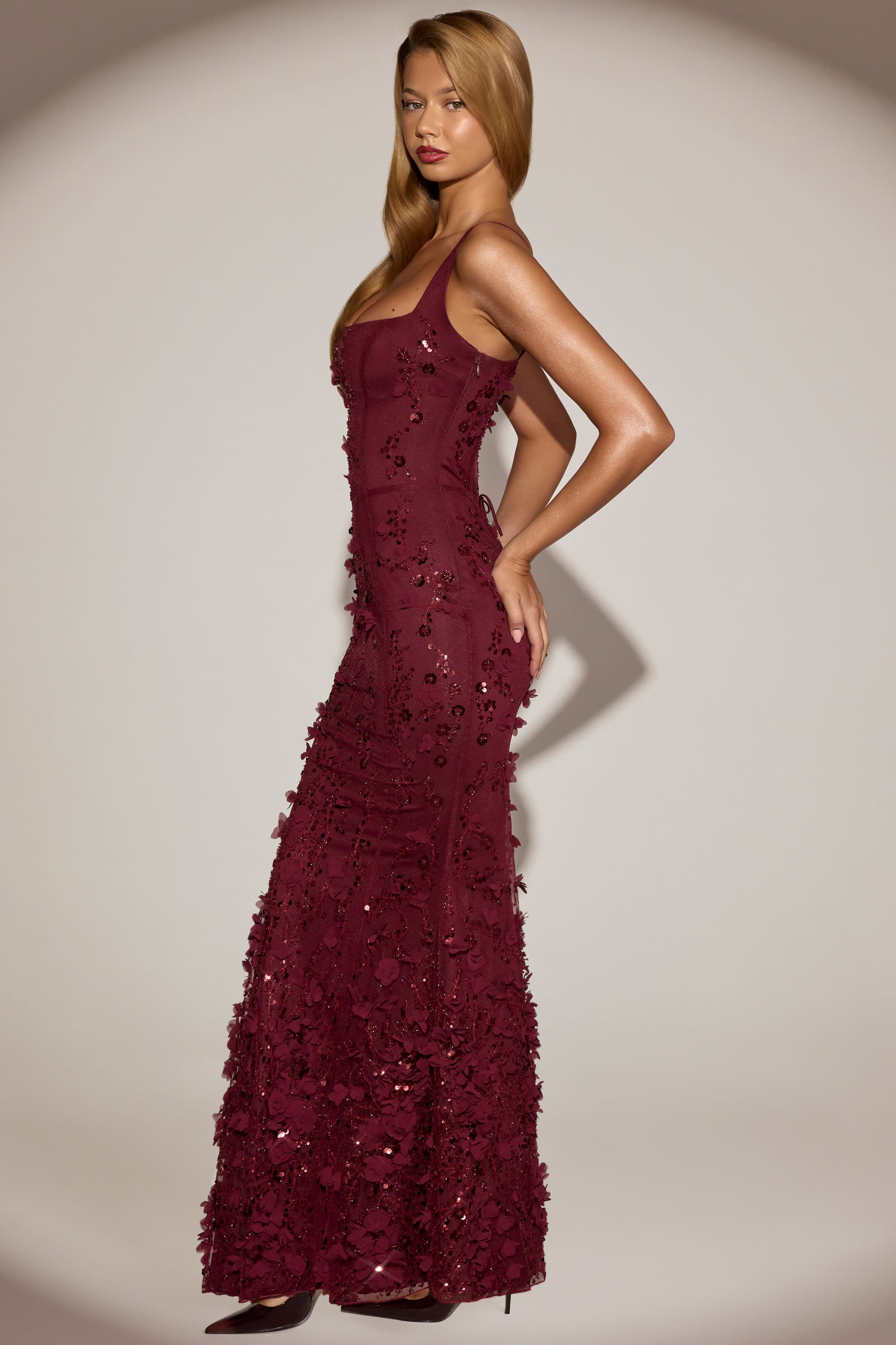 Embellished Maxi Dress