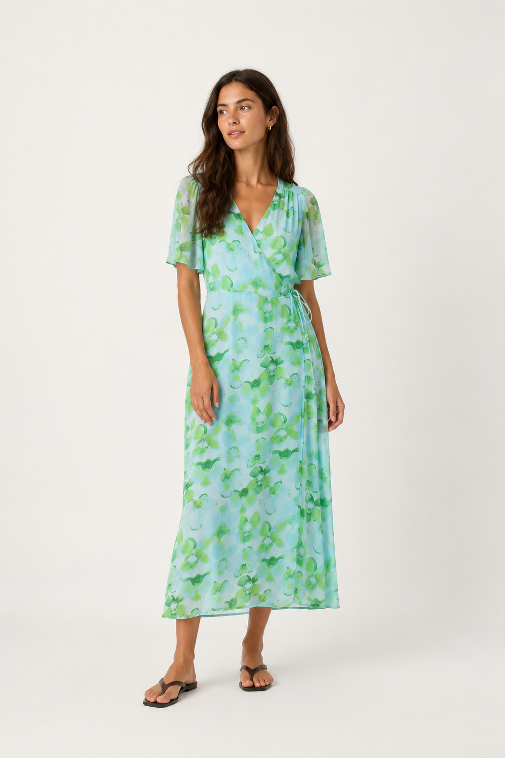 Liana Floral Wrap Dress