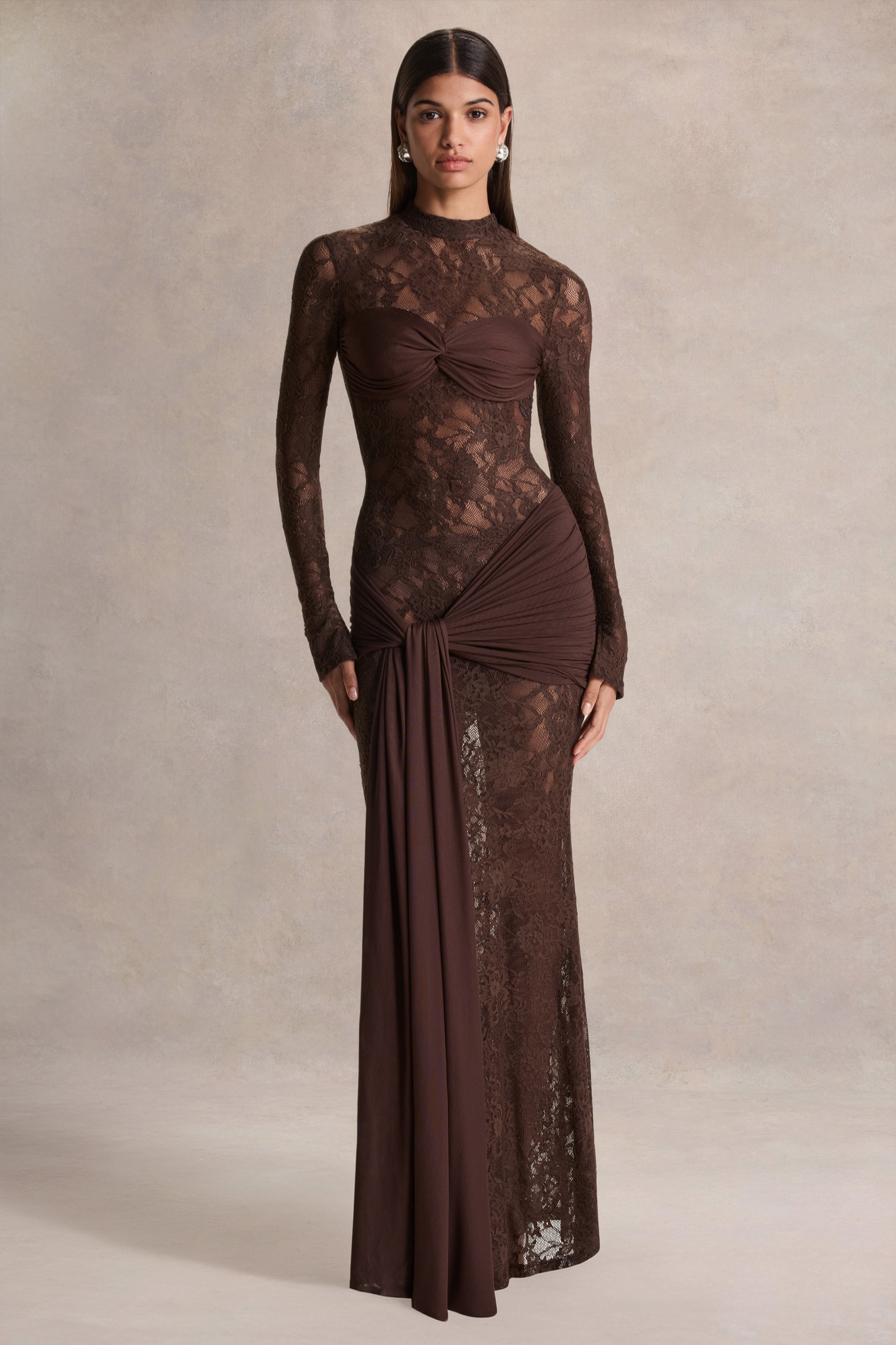 Akira Lace Maxi Dress