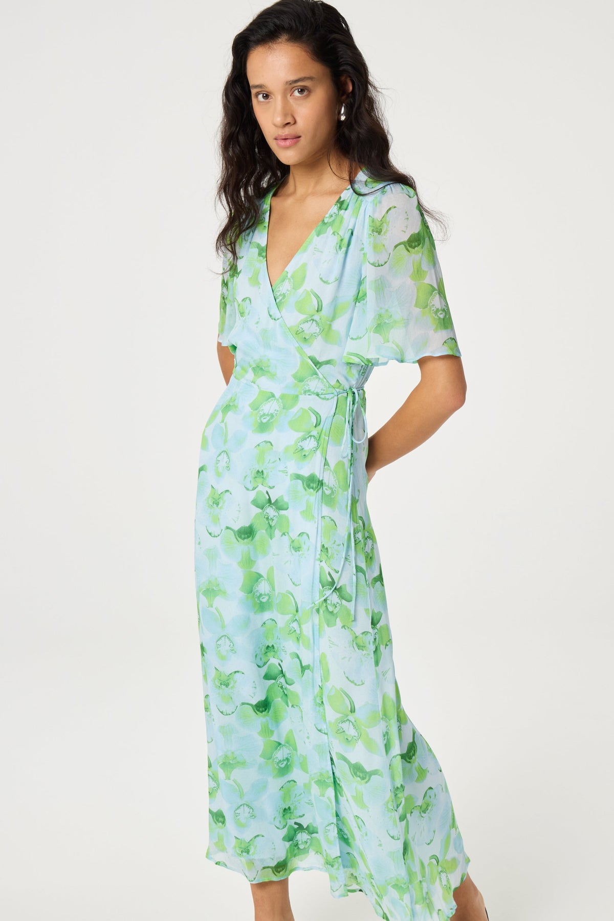 Liana Floral Wrap Dress