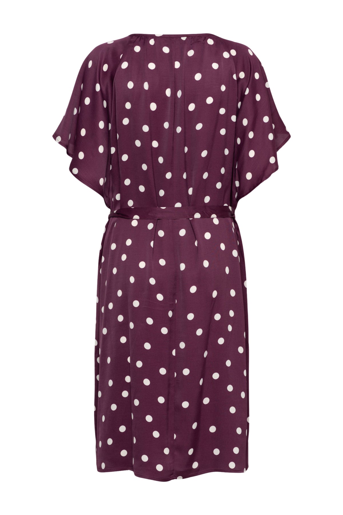 Elara Polka Dot Midi Dress