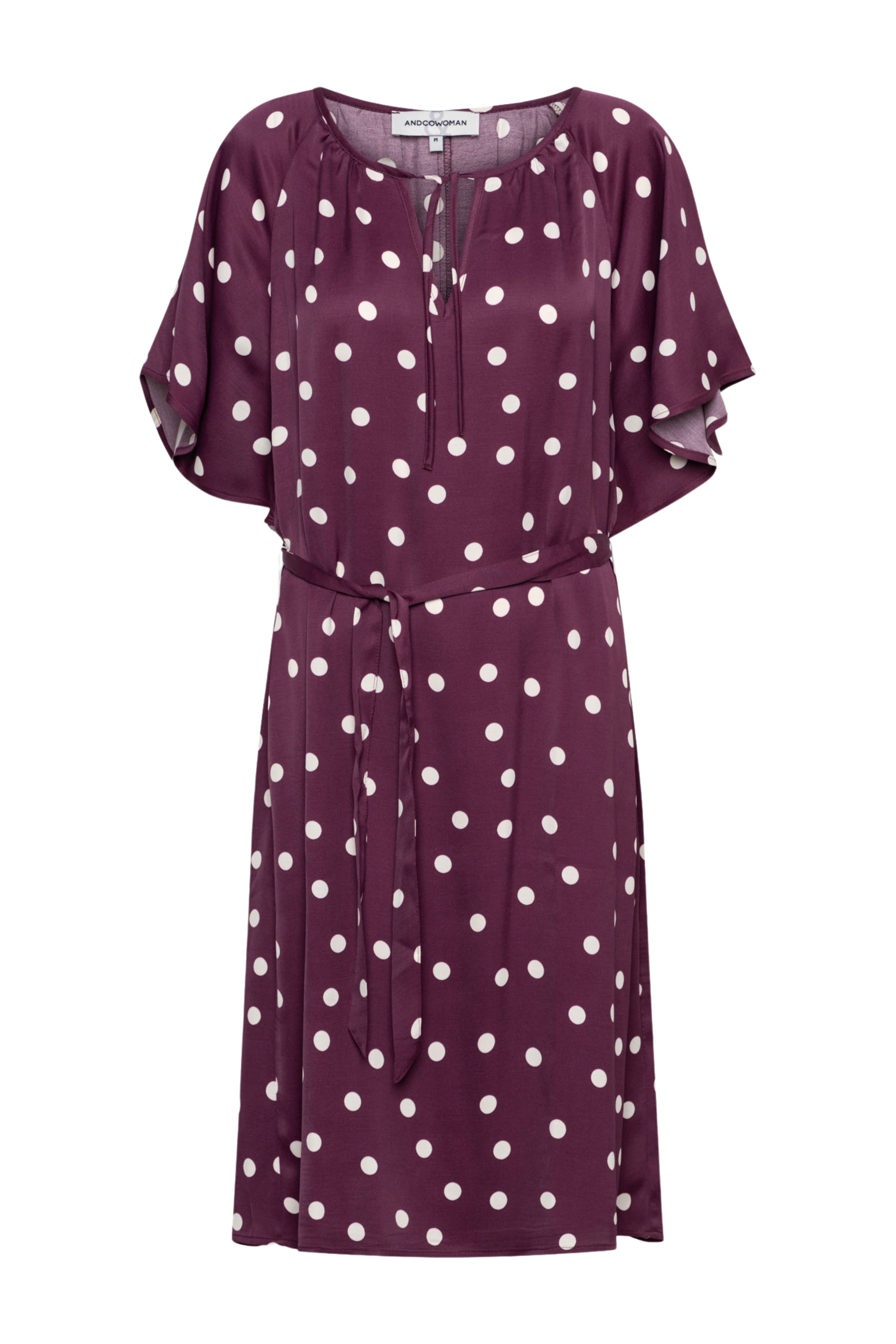 Elara Polka Dot Midi Dress