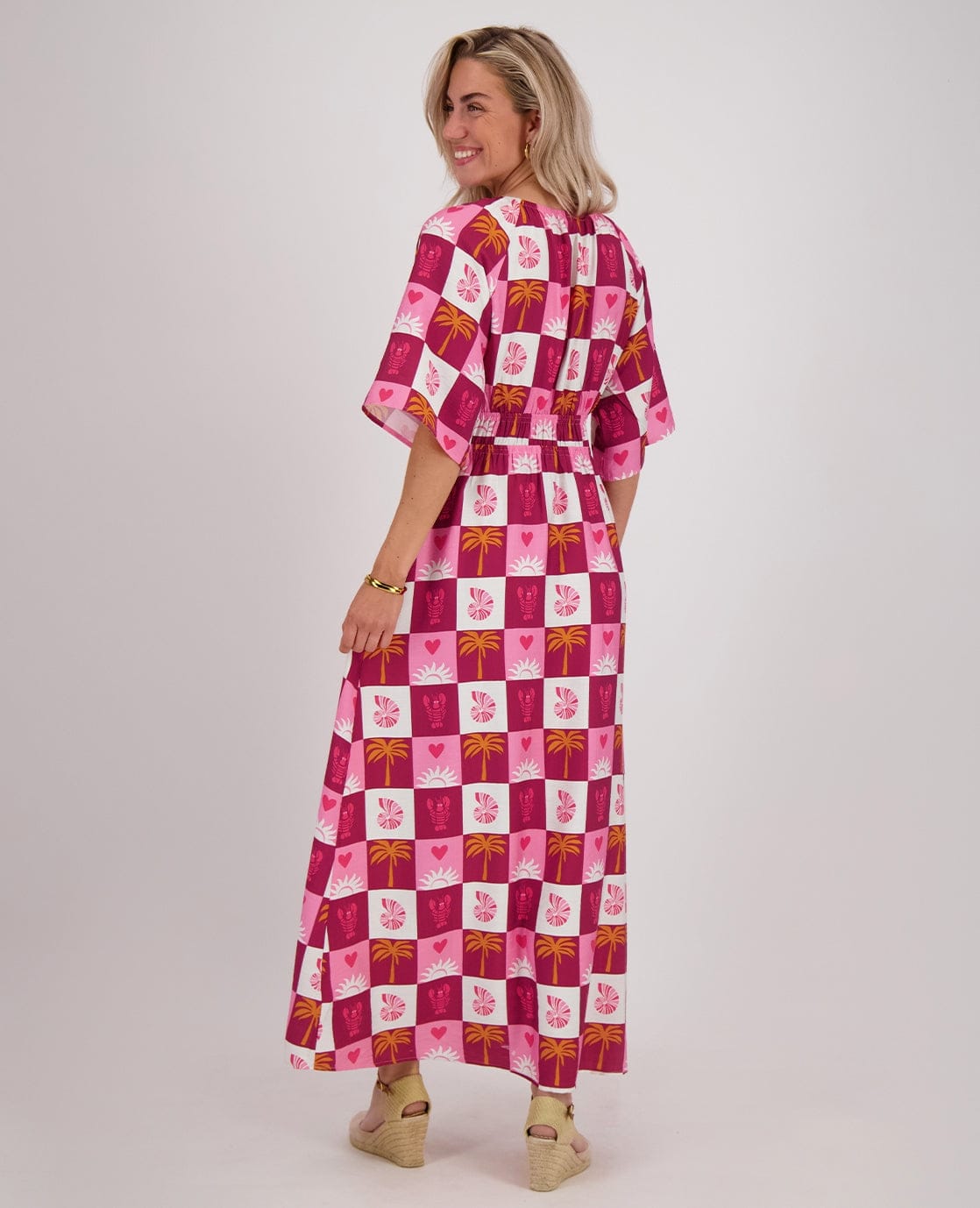 Positano Printed Maxi Dress