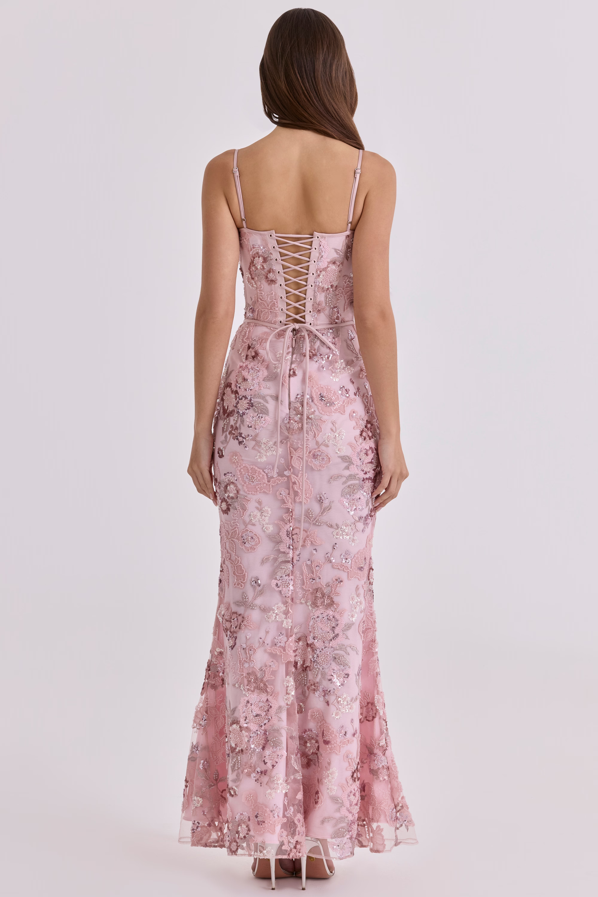 Embellished Corset Maxi Dress