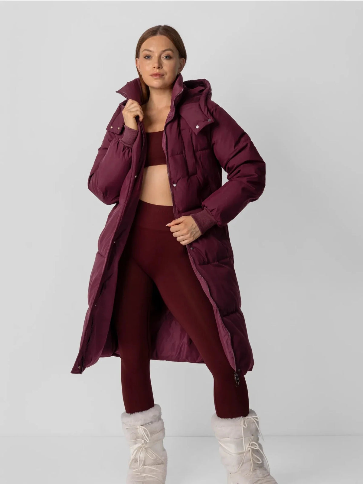 Longline Hooded Puffer Coat