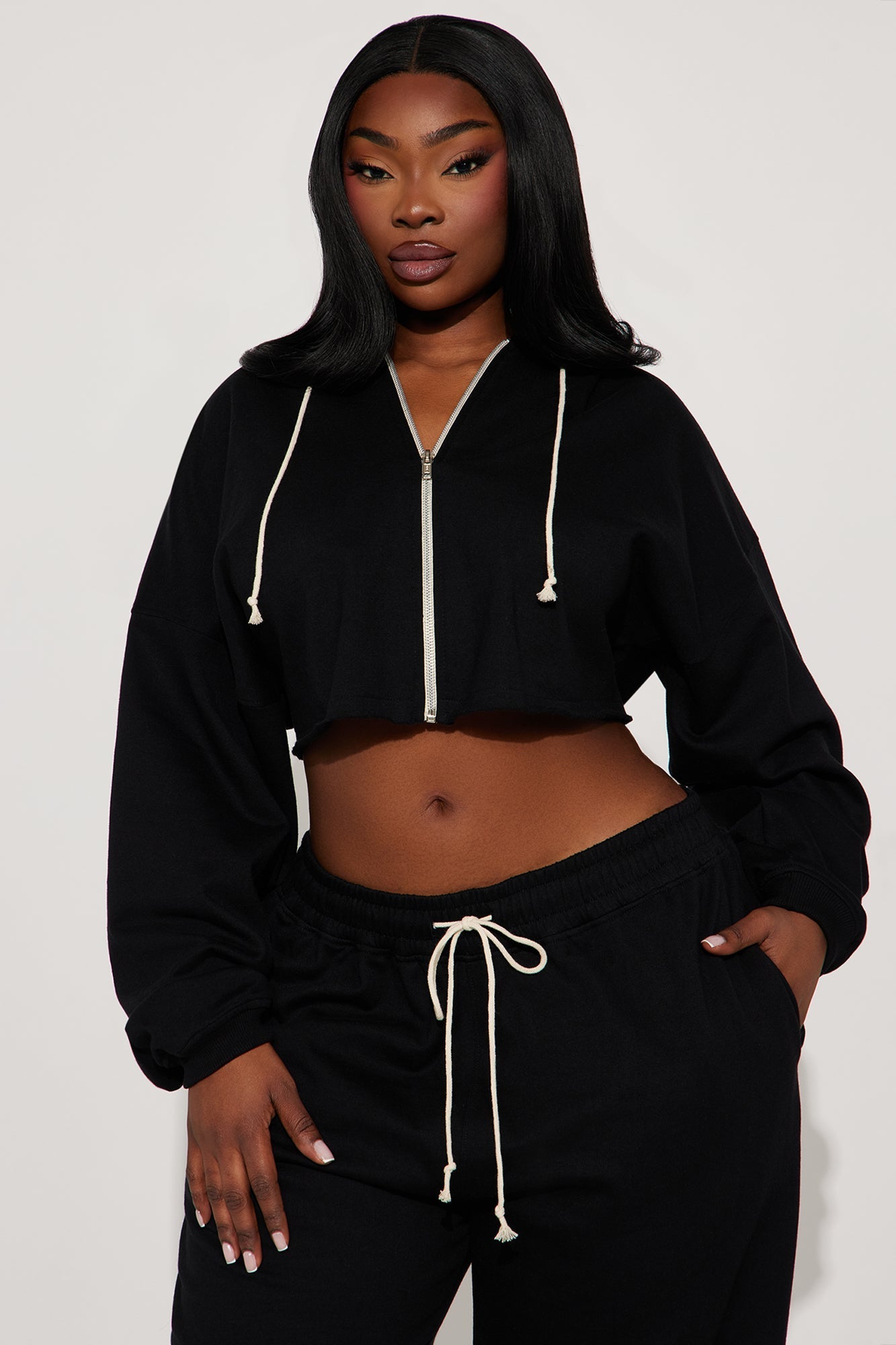 Way Black Sweat Set