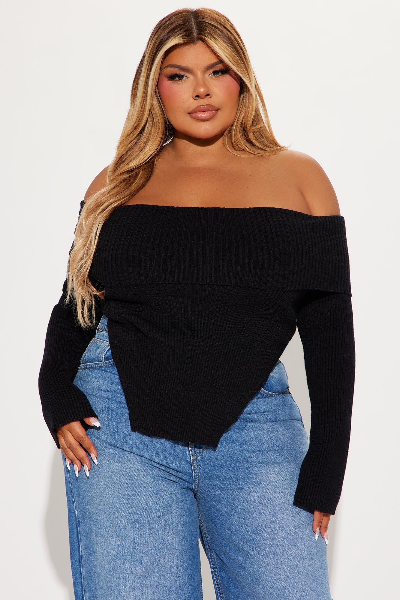Nova Off Shoulder Sweater