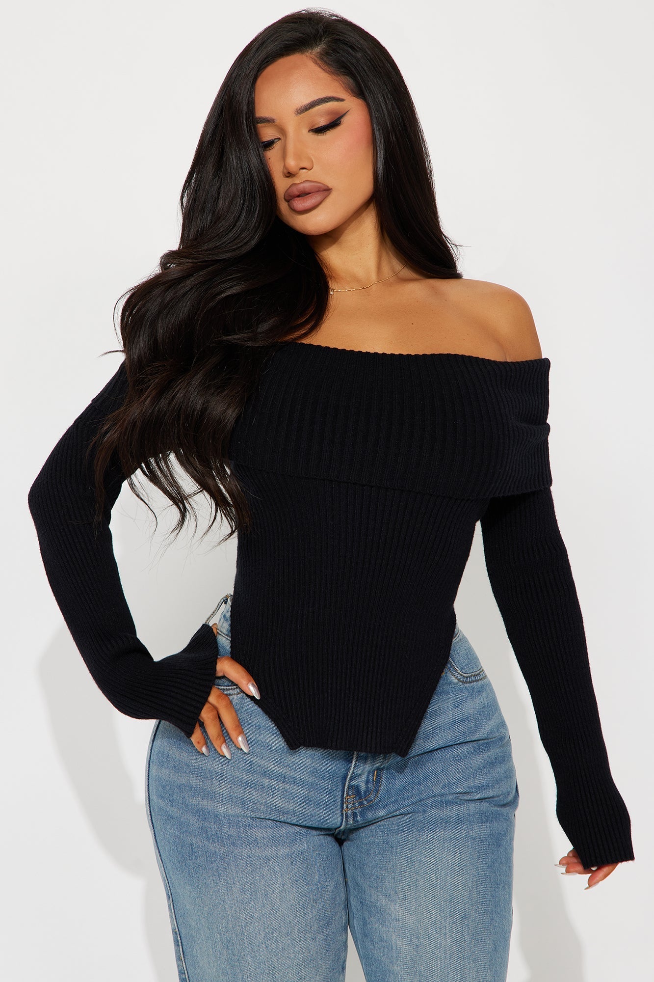 Nova Off Shoulder Sweater