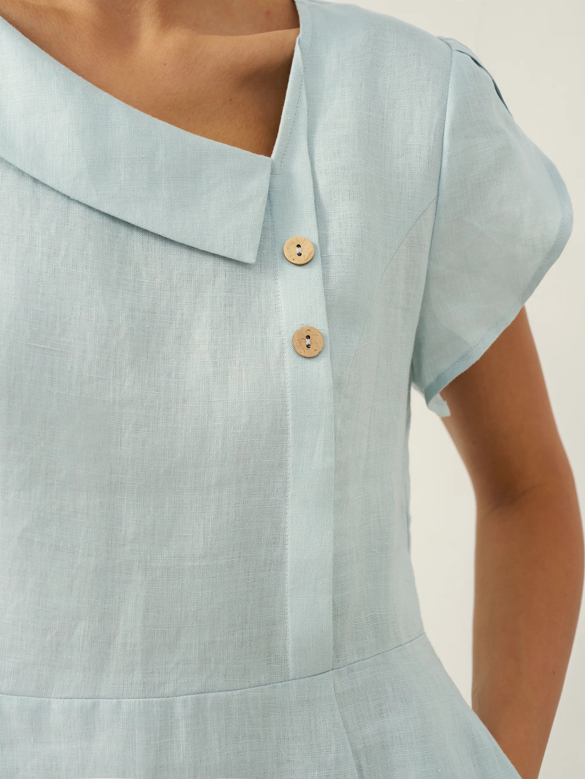Elodie Linen Midi Dress