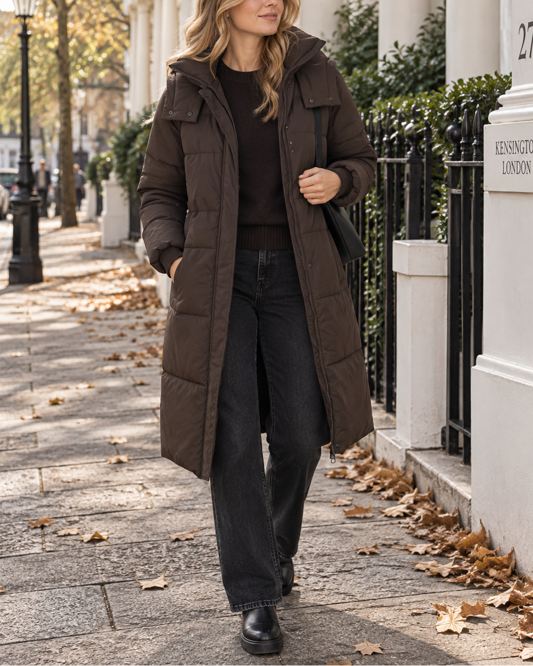 Longline Hooded Puffer Coat