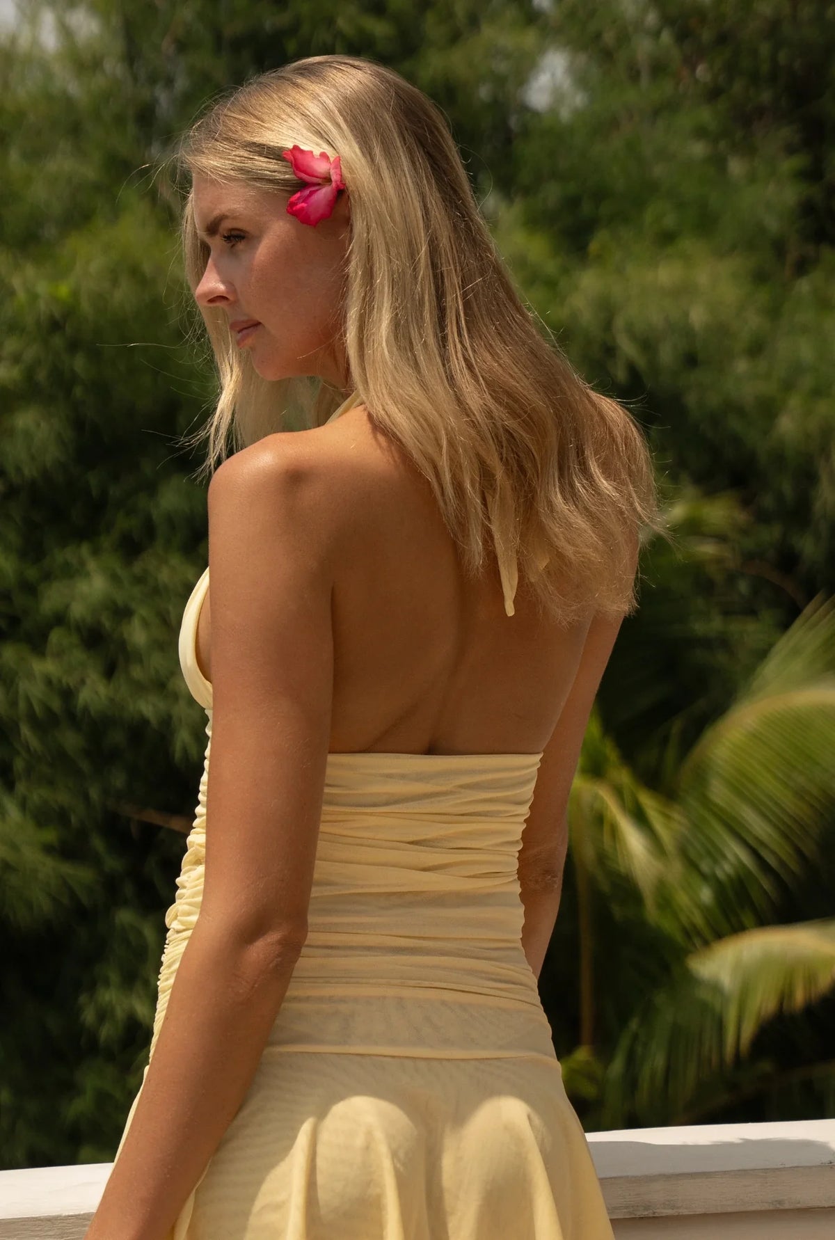Solana Ruched Halter Set