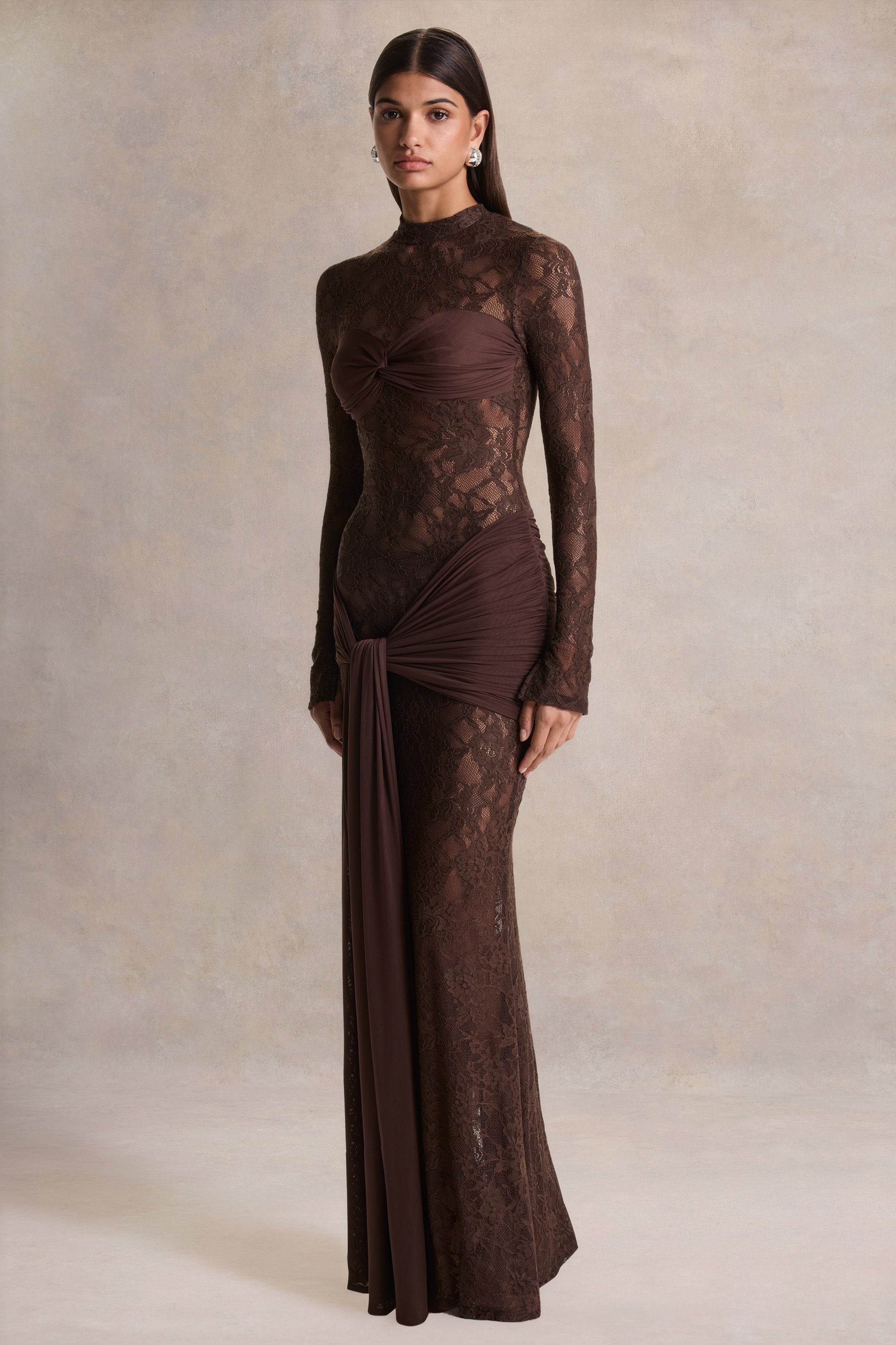 Akira Lace Maxi Dress