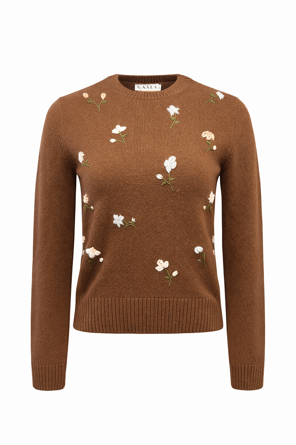 Floral Embroidered Knit Jumper