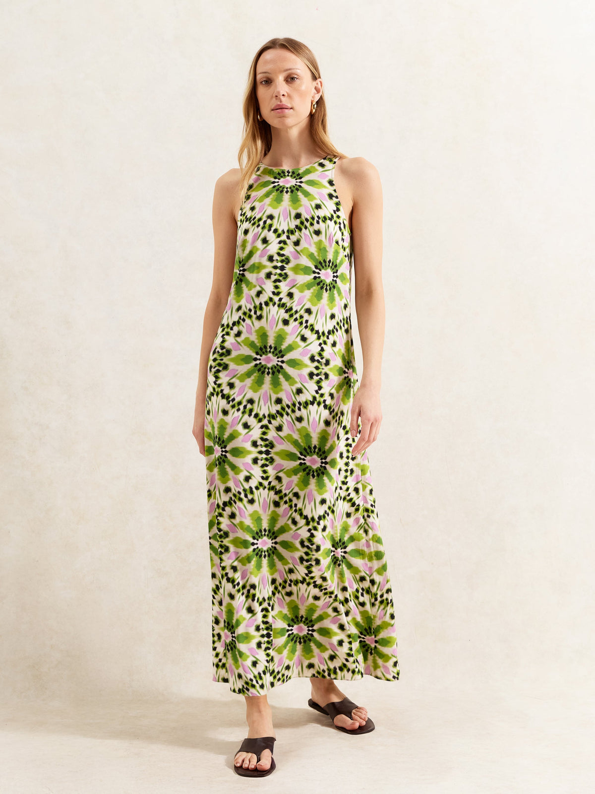 Zahara Printed Maxi Dress