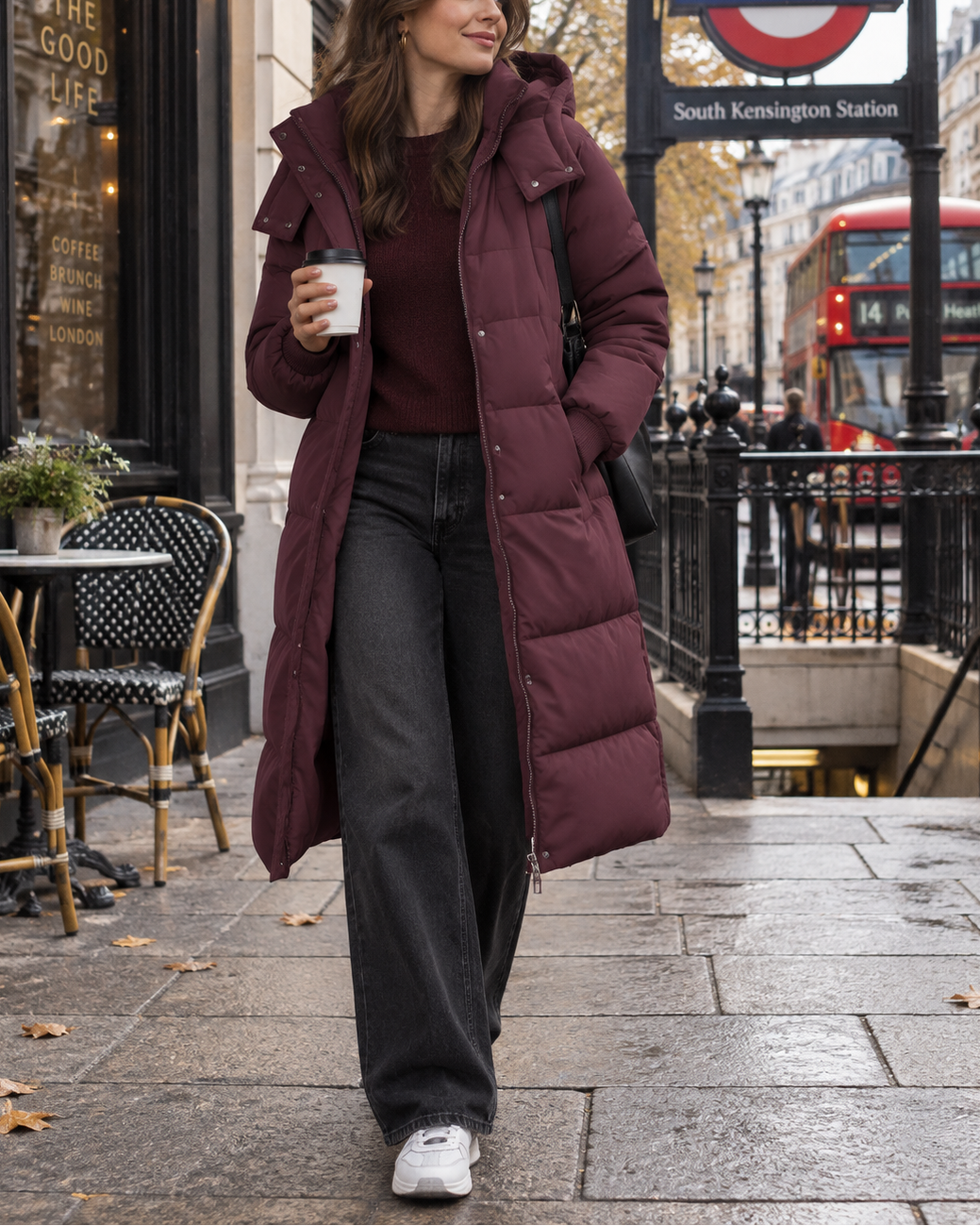 Longline Hooded Puffer Coat
