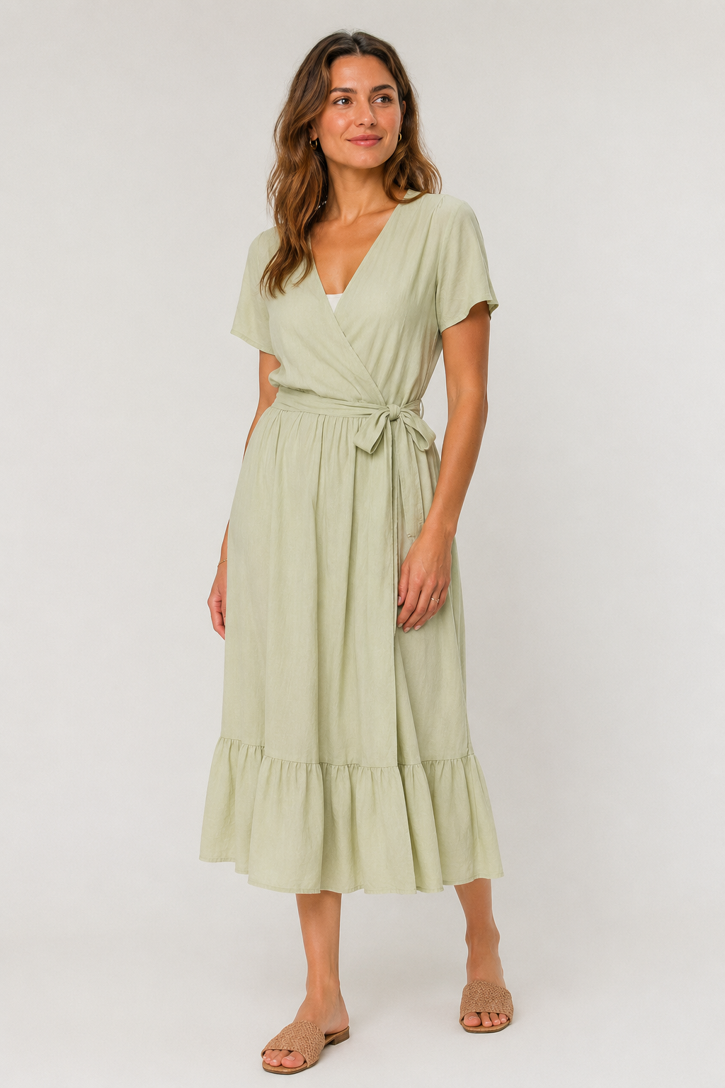 Sienna Wrap Midi Dress