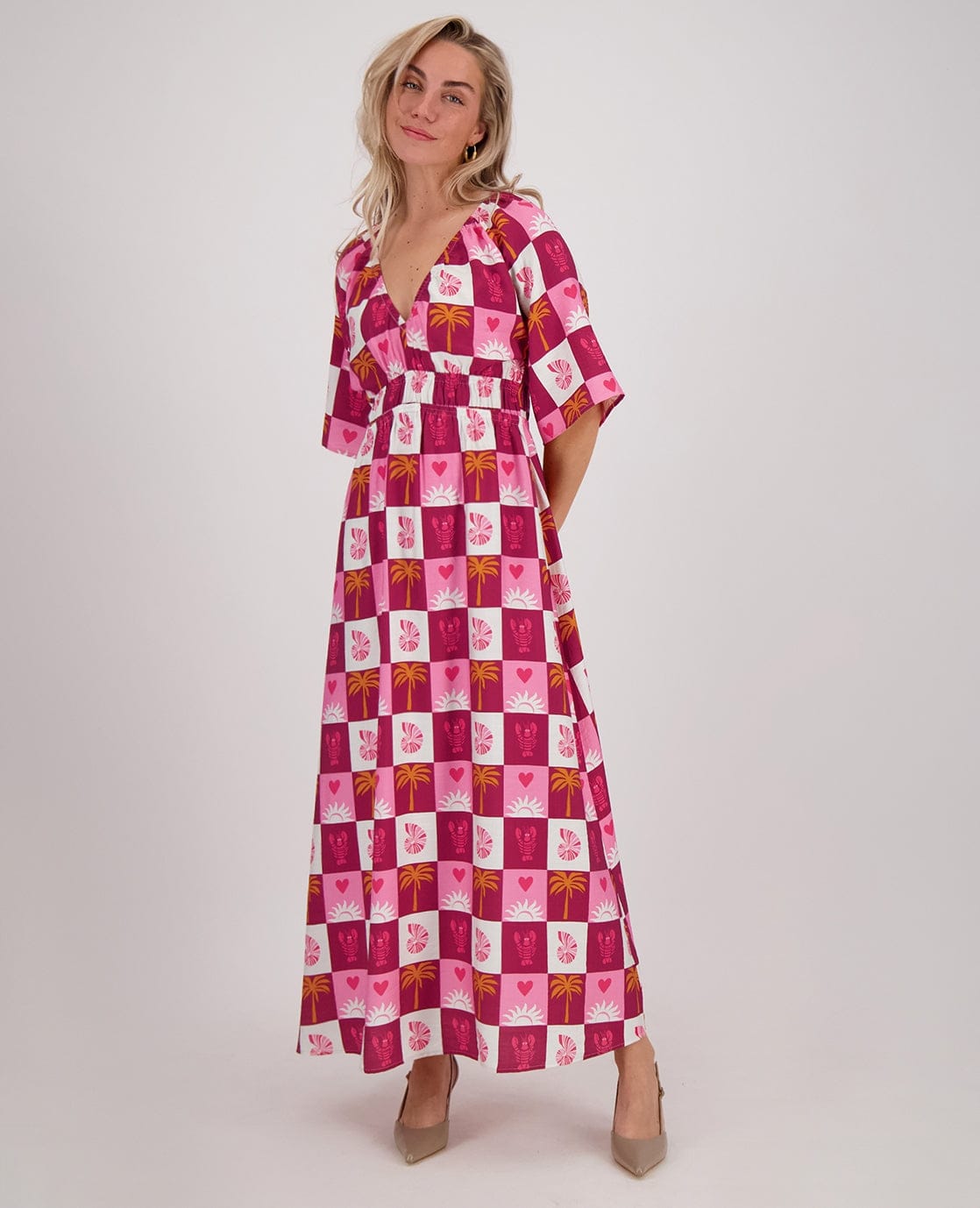 Positano Printed Maxi Dress