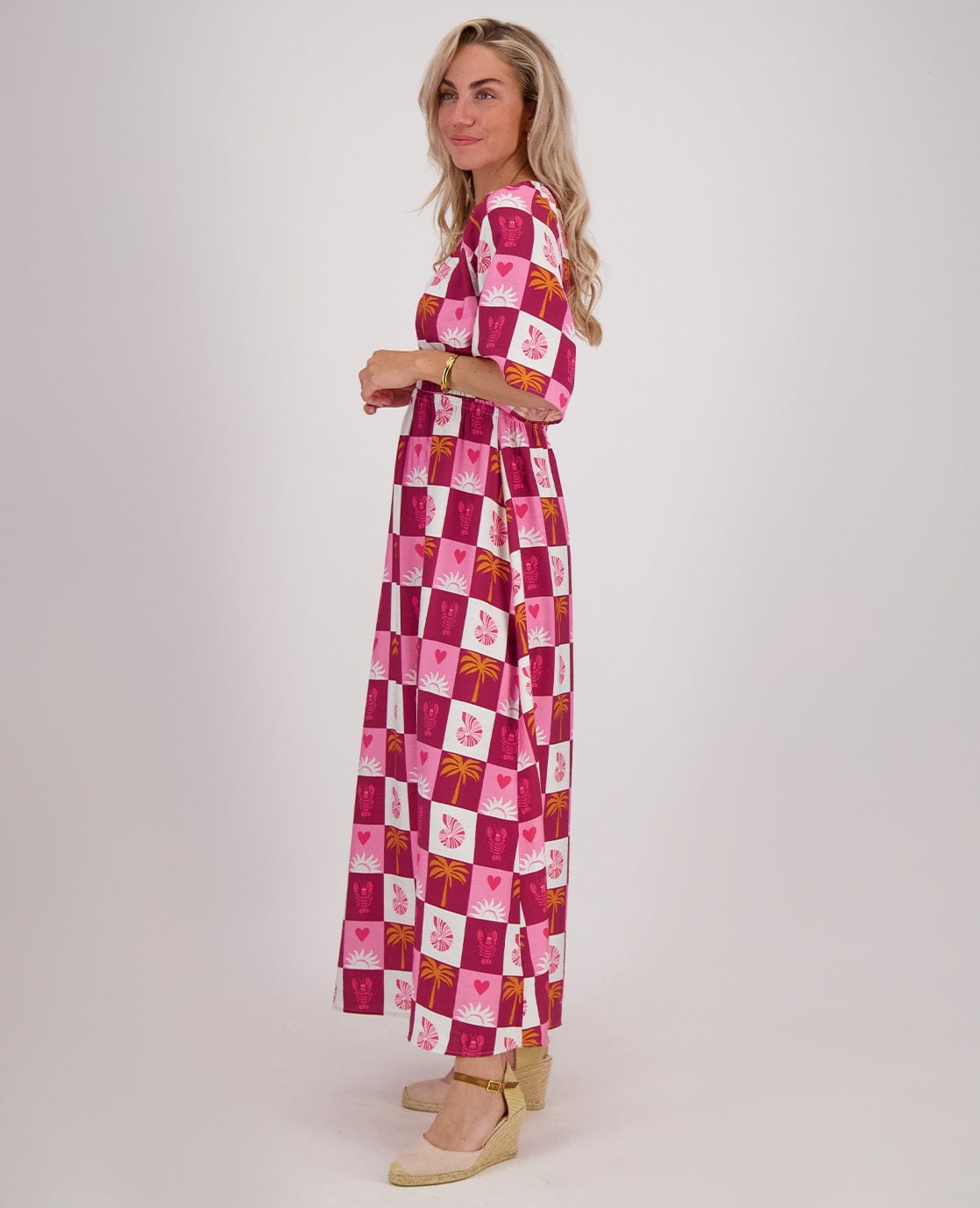 Positano Printed Maxi Dress