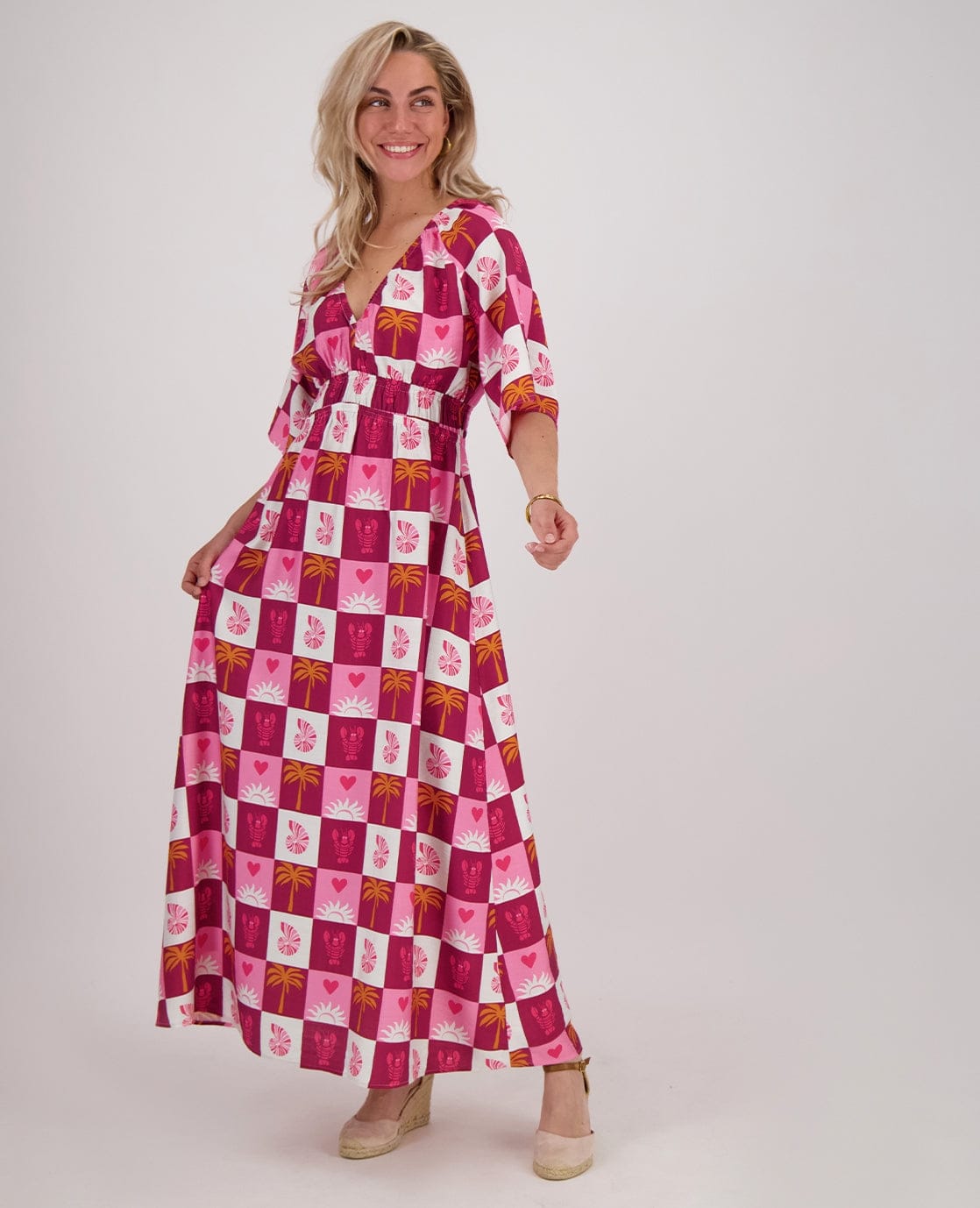 Positano Printed Maxi Dress