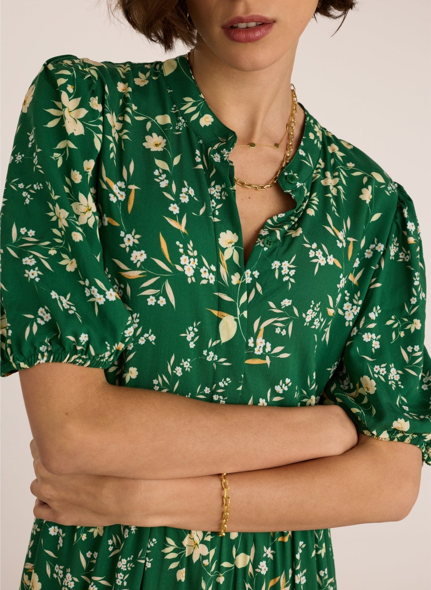 Elowen Floral Midi Dress