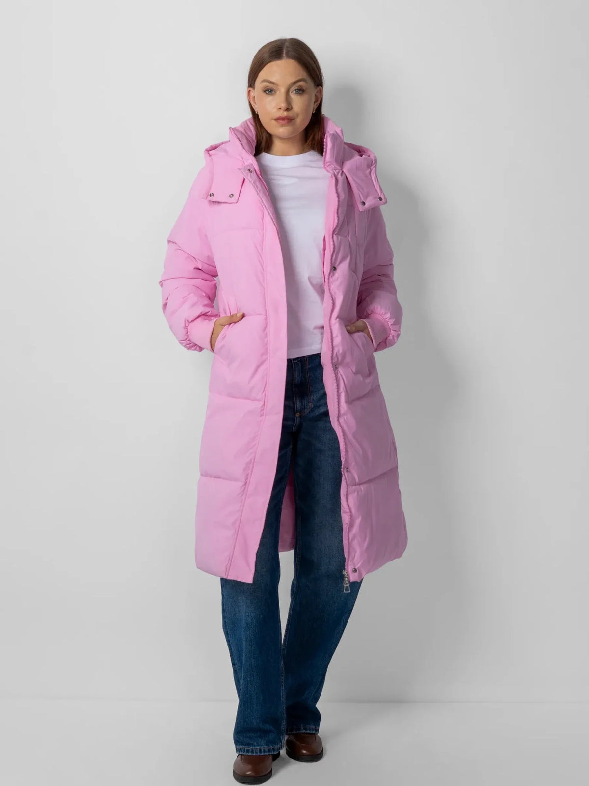 Longline Hooded Puffer Coat
